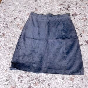 100% Leather mini skirt